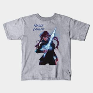 Nikole Lawler NOS saga Kids T-Shirt